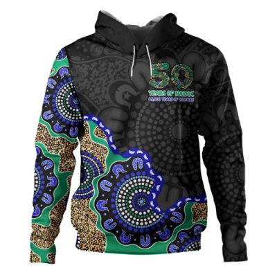Indigenous Australian Aboriginal Hoodie NAIDOC Fifty Years Cultural Celebration Edition