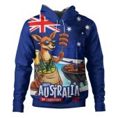 Australia Hoodie Australia Day Kangaroo Aussie Summer Beachside BBQ