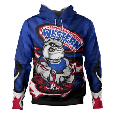 Western Bulldogs Hoodie Premiership Series Flame Edition