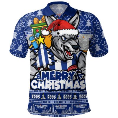 Melbourne Polo Shirt Festive Holiday Merry Christmas Vibe