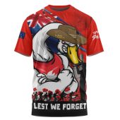 Sydney Swans T-Shirt ANZAC Inspired Football Fan Memorial Design