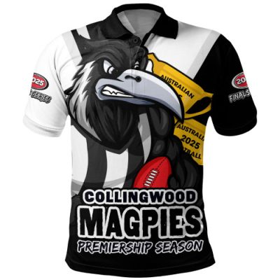 Collingwood Polo Shirt Australian Football Finals Premiership Spirit