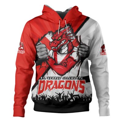 St. George Illawarra Dragons Hoodie Fearless Soul Series