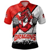 St. George Illawarra Dragons Polo Shirt Fearless Soul Series
