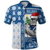 Canterbury-Bankstown Bulldogs Polo Shirt Christmas Magic Knit Style Winter Glow