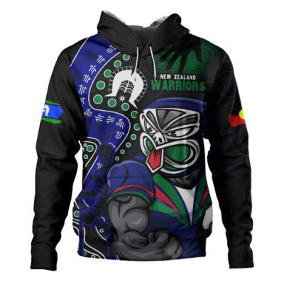 New Zealand Warriors Hoodie NAIDOC Indigenous Warrior Spirit