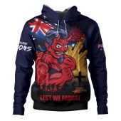 Melbourne Hoodie ANZAC Day Honour And Football Legacy