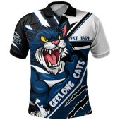 Geelong Cats Polo Shirt Battlefield Glory Gear