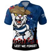 Geelong Cats T-Shirt ANZAC Inspired Football Fan Memorial Design