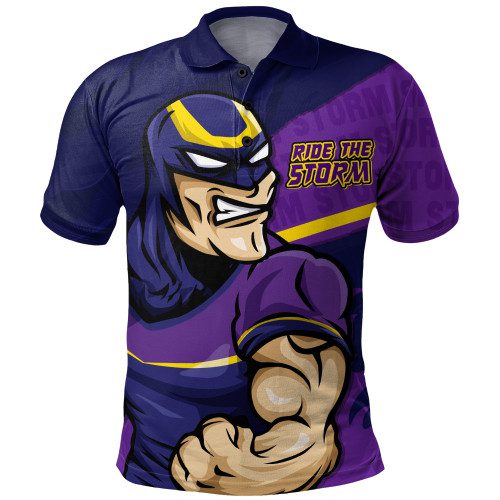 Melbourne Storm Polo Shirt Defend The Pride Melbourne Storm Polo Shirt Defend The Pride