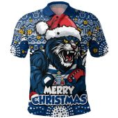 Geelong Cats Polo Shirt Ugly Christmas Knit Patterns Vintage Jersey