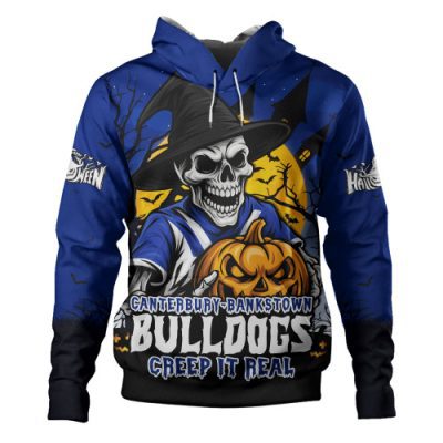 Canterbury-Bankstown Bulldogs Hoodie Dark Moon Rugby Halloween Battle Edition