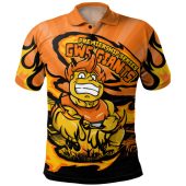 GWS GIANTS Polo Shirt Premiership Series Flame Edition
