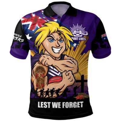 Fremantle T-Shirt ANZAC Day Honour And Football Legacy