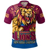 Brisbane Lions Polo Shirt Final Clash Battle Edition