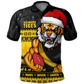 Richmond Polo Shirt Merry Christmas Down Under Footy Power Style