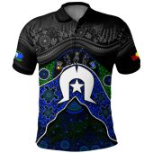 Indigenous Australian Aboriginal Polo Shirt Torres Warrior Legacy NAIDOC Journey