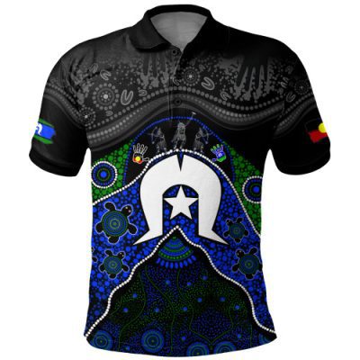 Indigenous Australian Aboriginal Polo Shirt Torres Warrior Legacy NAIDOC Journey