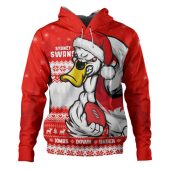 Sydney Swans Hoodie Merry Christmas Down Under Footy Power Style