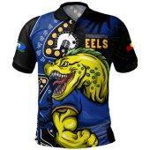 Parramatta Eels Polo Shirt NAIDOC Indigenous Warrior Spirit