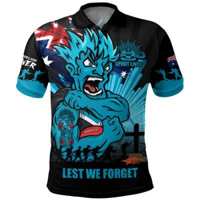 Port Adelaide T-Shirt ANZAC Day Honour And Football Legacy