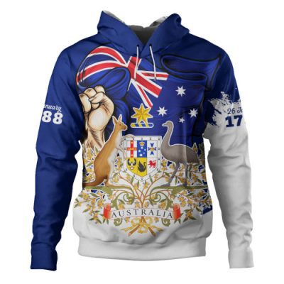 Australia Hoodie Australia Power Pride And Heritage Crest