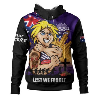 Fremantle Hoodie ANZAC Day Honour And Football Legacy