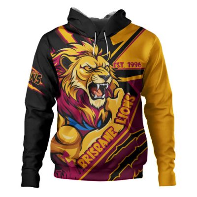 Brisbane Lions Hoodie Battlefield Glory Gear