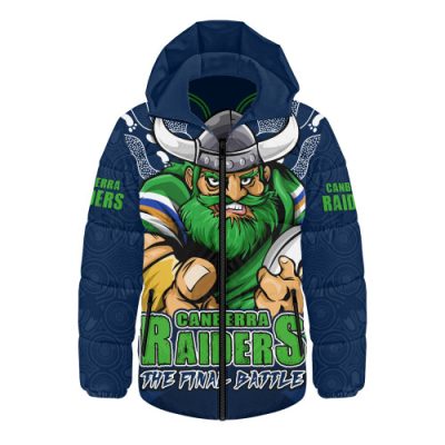 Canberra Raiders Hooded Padded Jacket Final Clash Battle Edition