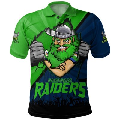 Canberra Raiders Polo Shirt Fearless Soul Series