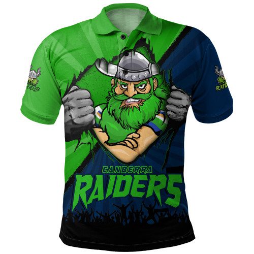 Canberra Raiders Polo Shirt Fearless Soul Series Canberra Raiders Polo Shirt Fearless Soul Series