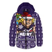Fremantle Hooded Padded Jacket Festive Holiday Merry Christmas Vibe