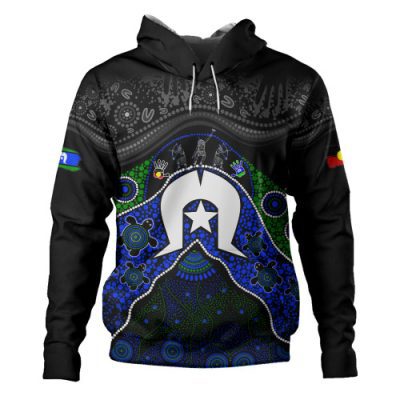 Indigenous Australian Aboriginal Hoodie Torres Warrior Legacy NAIDOC Journey