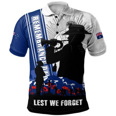 Australia Polo Shirt Remembrance Day Australia Field Of Poppies