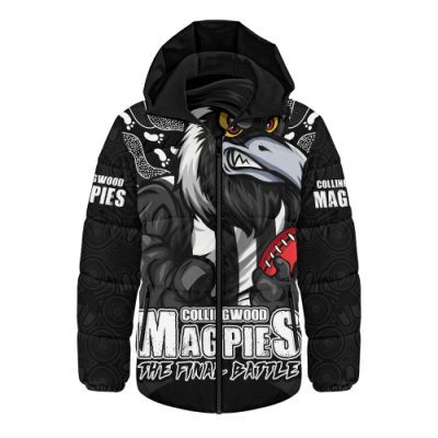 Collingwood Hooded Padded Jacket Final Clash Battle Edition