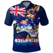 Australia Polo Shirt Australia Day Holiday Kangaroo Pride Celebration
