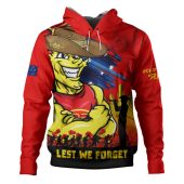 Gold Coast SUNS Hoodie ANZAC Inspired Football Fan Memorial Design