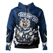 Geelong Cats Hoodie Premiership Series Flame Edition