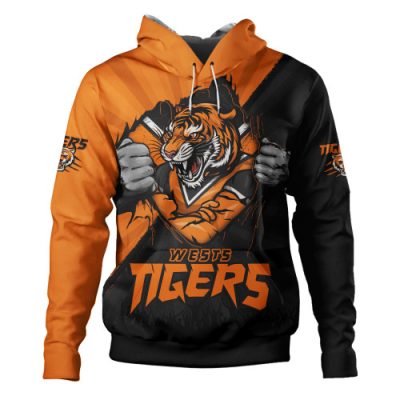 Wests Tigers Hoodie Fearless Soul Series