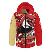 Redcliffe Dolphins Hooded Padded Jacket Chasing Victory 2025 Final Series Pride
