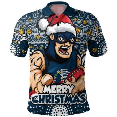 Carlton Polo Shirt Ugly Christmas Knit Patterns Vintage Jersey