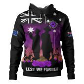 Australia Hoodie Anzac Day Remembering Service Animals Sacrifice