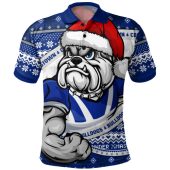 Canterbury-Bankstown Bulldogs Polo Shirt Ugly Knit Style For Christmas Game Fans
