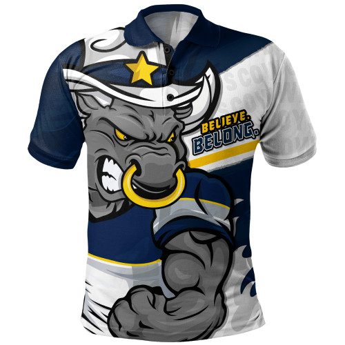 North Queensland Cowboys Polo Shirt Defend The Pride North Queensland Cowboys Polo Shirt Defend The Pride