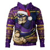Melbourne Storm Hoodie Ugly Knit Style For Christmas Game Fans
