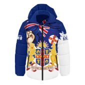 New South Wales Hooded Padded Jacket Power Pride And Heritage Crest