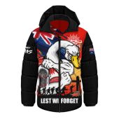 Sydney Swans Hooded Padded Jacket ANZAC Day Honour And Football Legacy