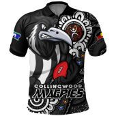 Collingwood Polo Shirt Power Through Generations NAIDOC Edition