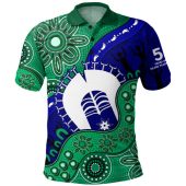 Indigenous Australian Aboriginal Polo Shirt Shared Journey Spirit And Country