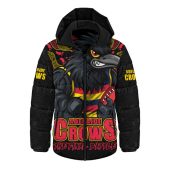 Adelaide Crows Hooded Padded Jacket Final Clash Battle Edition